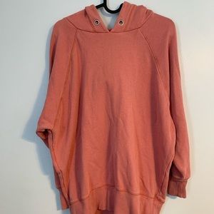 Next is this pink sweatshirt from aerie